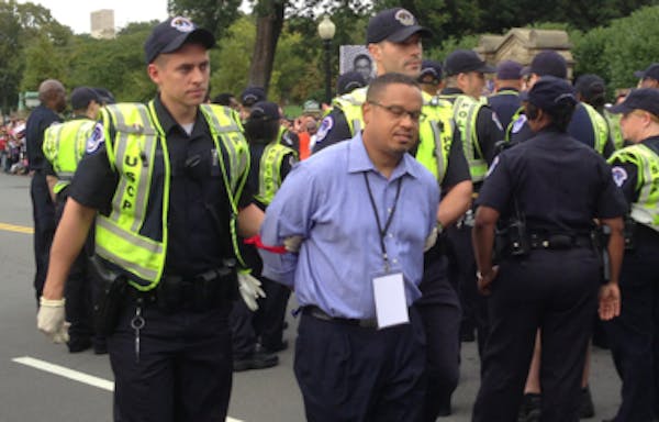 U.S. Rep. Ellison arrested at D.C. rally