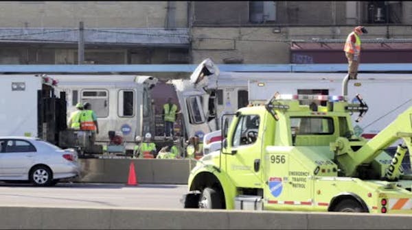 Dozens injured in Chicago commuter train crash