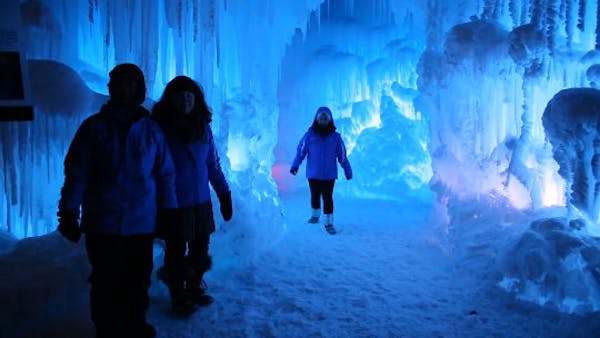 Ice castle opens in Eden Prairie