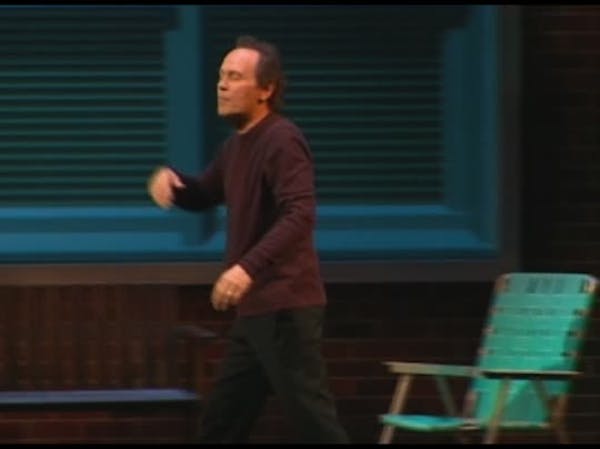 Billy Crystal performs a scene from 700 Sundays