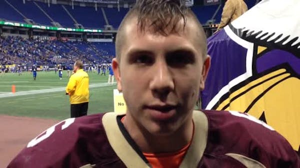 Chatfield running back Jacob Neis on the Gophers dominant day