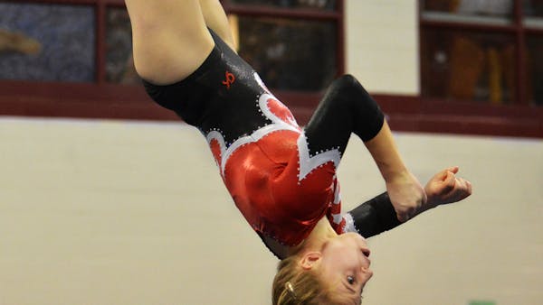 Austin gymnastics senior Sela Fadness