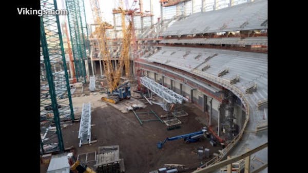 A new inside look at the Vikings stadium