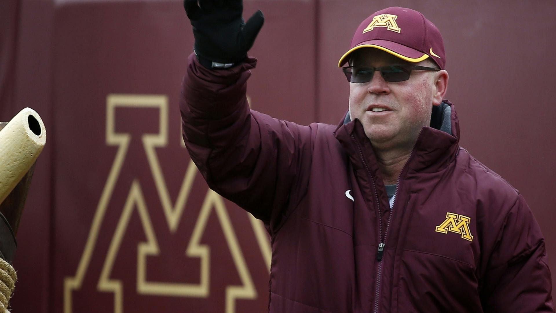 Jerry Kill addresses the media after learning the Gophers were heading to the Citrus Bowl.