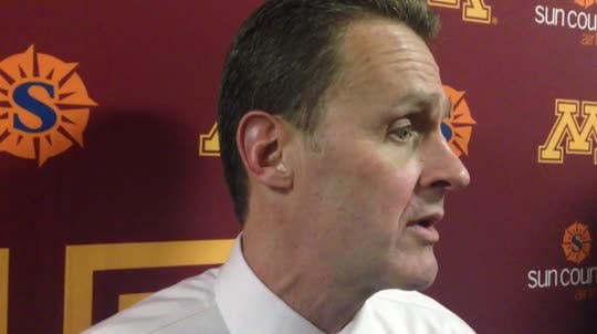 Gophers tie, lose shootout to Colgate without head coach Don Lucia and two standout players.