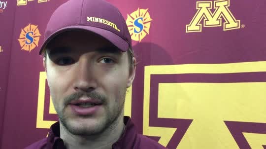 Gophers senior forward and alternate captain Seth Ambroz hopes a road trip can help get the team out of a funk.