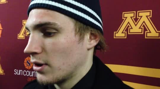 Adam Wilcox and Gophers don't have to worry about sharing points on Saturday night.