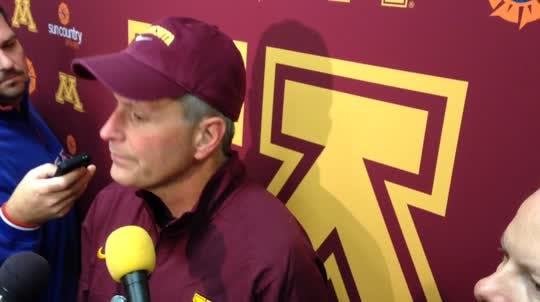 Coach says the Gophers biggest challenge will be playing on the road.