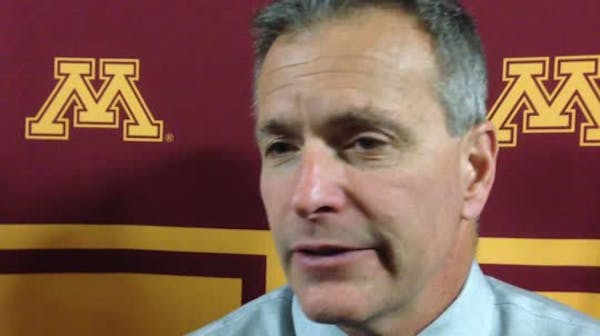 Lucia happy to see every Gophers hockey line involved