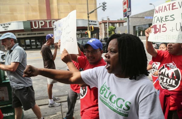 Fast food workers protest for higher wages