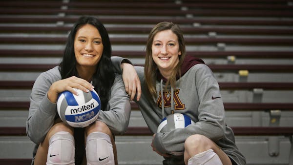 Gophers' Wittman has history with volleyball teammate Dixon