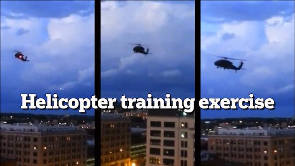 Low-flying helicopters startle Twin Cities