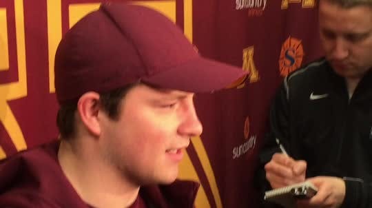 Senior assistant captain Ben Marshall said the Gophers have to move on from their recent setback in order to save the season.