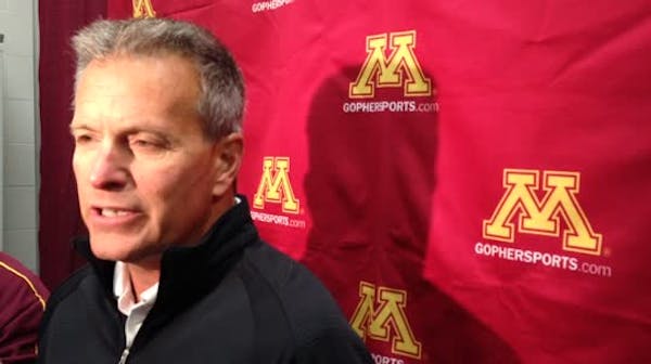 Don Lucia talks about the Gophers' exhibition