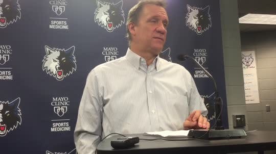 Flip Saunders, Zach LaVine and Thaddeus Young discuss loss to Golden State, the Wolves' sixth consecutive loss.