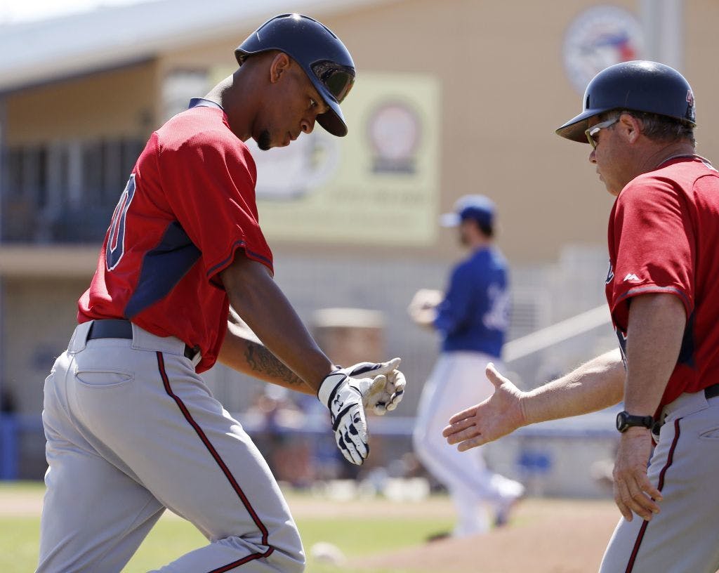 Twins prospect Byron Buxton says he's been seeing the ball better as camp goes on. But he needs an ice bath to rejuvenate his legs after playing 3 games in 2 days.