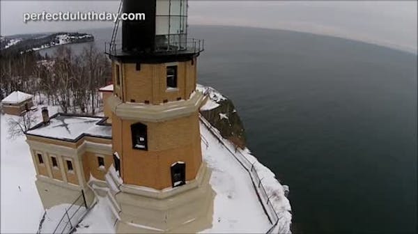 A bird's eye view of Split Rock Lighthouse