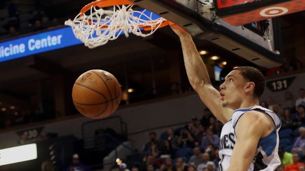 Wolves' LaVine gets dunk contest advice from NBA legend