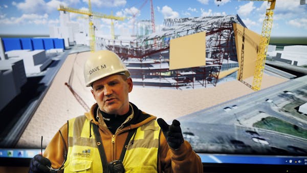 April 8: Vikings stadium celebrates halfway mark in construction