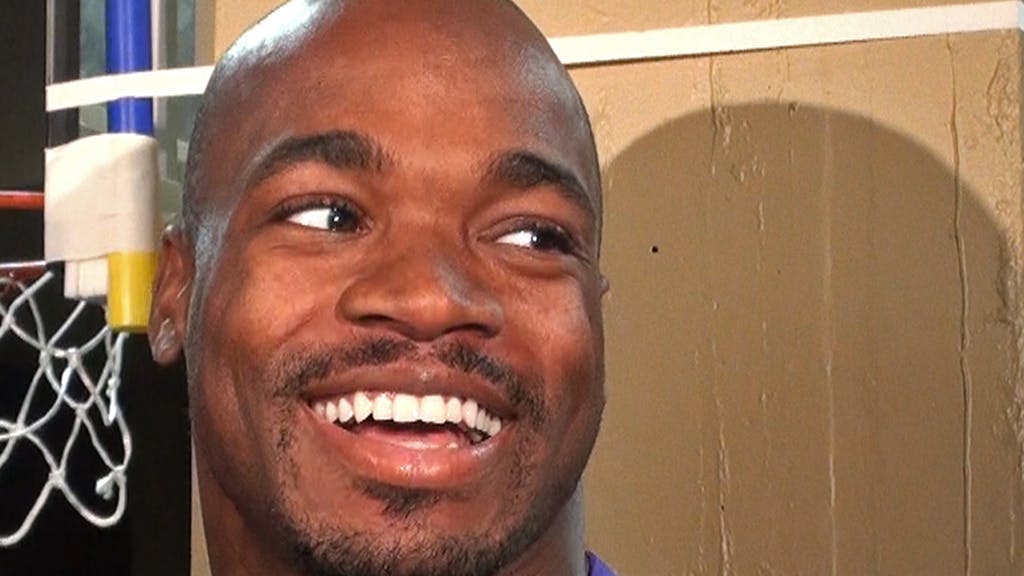 Adrian Peterson will hand out 62 tickets to his friends and family when he goes back to Texas to take on his favorite team as a child, the Dallas Cowboys.