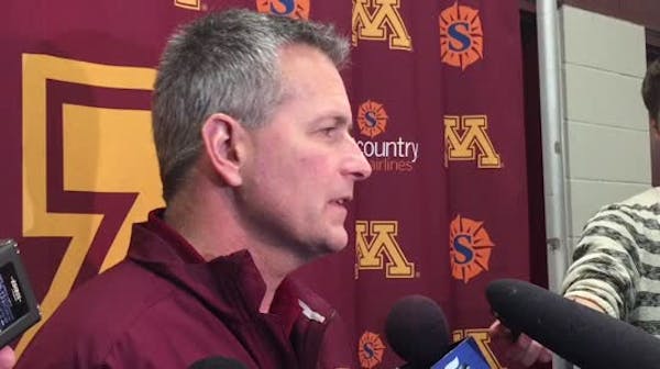 Lucia tries to explain the Gophers' recent struggles