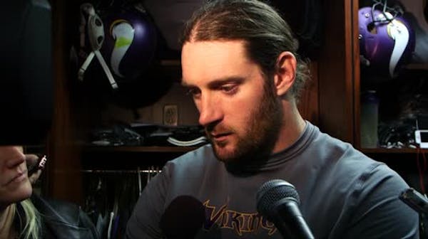 Brian Robison, frustrated but not giving up