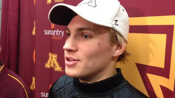 High scoring top line is clicking for Gophers hockey