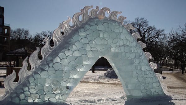 MIA creating giant ice sculpture of dragon near Lake Calhoun
