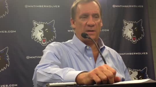 Flip Saunders, Anthony Bennett, Mo Williams and Zach LaVine discuss Friday's preseason victory