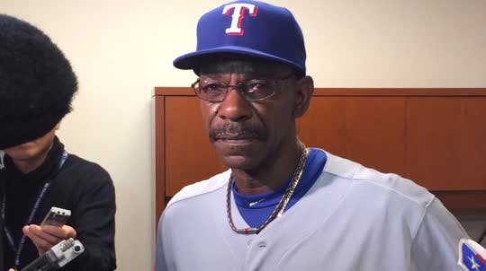 Rangers manager Ron Washington spoke after the Twins' 4-3 walkoff win on Tuesday.