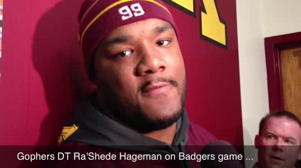 Gophers football players trying to stay focused