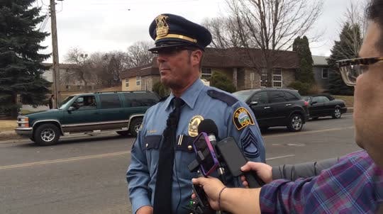 Sgt. Paul Paulos spoke about an officer-involved shooting at White Bear and Wilson in St. Paul.