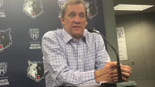 Flip Saunders, Shabazz Muhammad and Zach LaVine discuss a 111-92 to Oklahoma City in which the Wolves never led