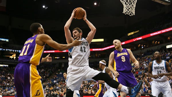 Wolves struggle to top depleted Lakers 109-99