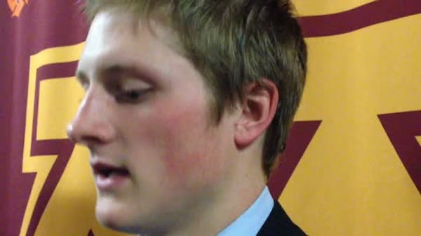 Brodzinski scores goal, two assists in Gophers' big offensive weekend