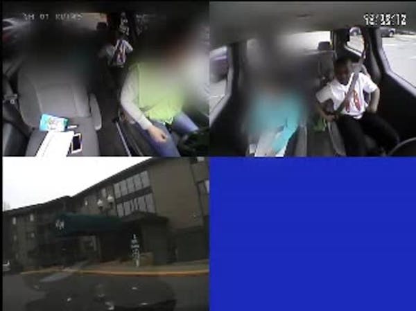 Video inside school bus shows missing boy