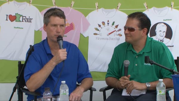 Wild GM answers questions at the State Fair