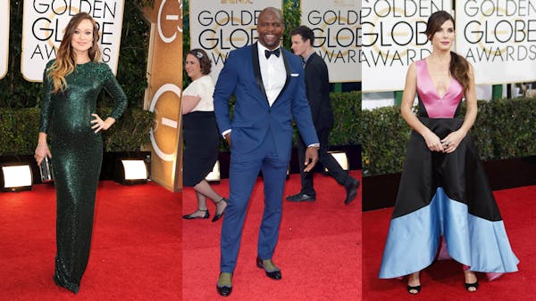 Fashion hits, misses at the Globes