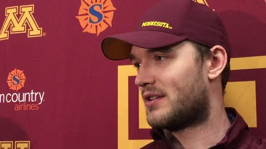 Senior Seth Ambroz tries to explain why the Gophers have been so bad in conference tournaments over the last four years.