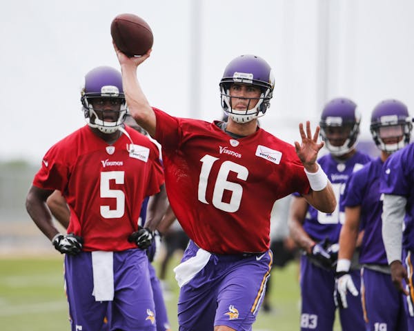 Vikings QBs leave Mankato with ample confidence