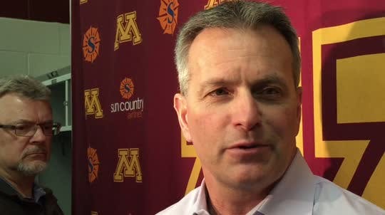 Gophers coach Don Lucia preivews the Gophers NCAA tournament first-round opponent and rival Minnesota Duluth.