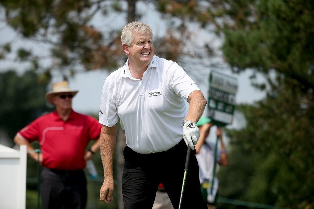 Colin Montgomerie talks about his recent play, and the domination of Bernhard Langer on the Champions Tour.