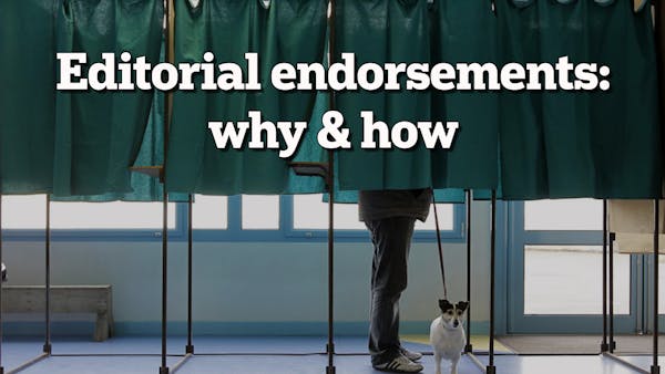 Opinion Exchange: Why and how editorial endorsements exist