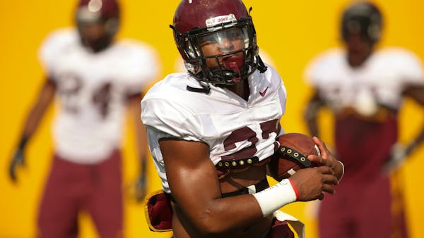 Gophers running back David Cobb has come a long way in a year