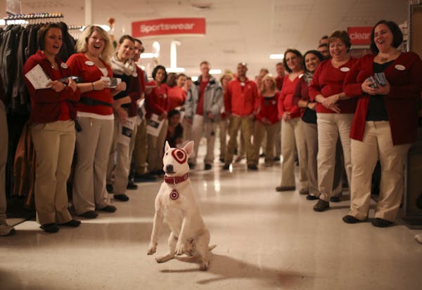 Bullseye the dog rallies Ridgedale Target employees