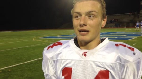 Simley and quarterback Michael Busch pull off the upset