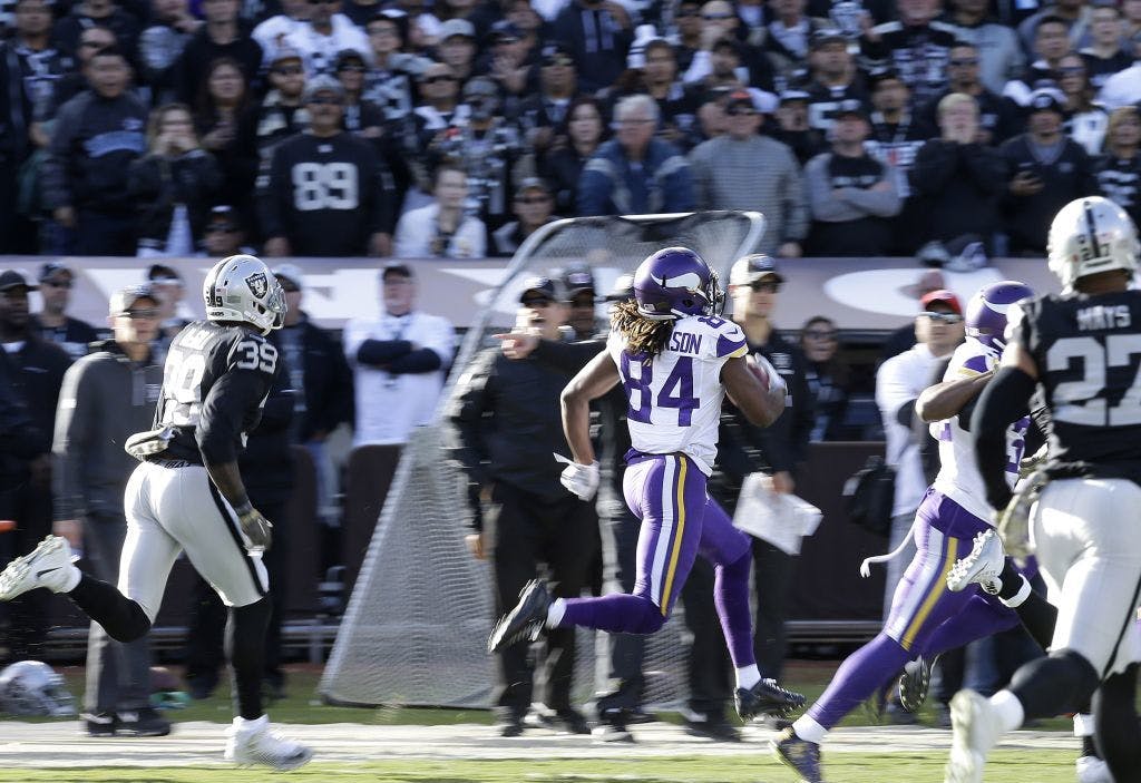 Vikings players give special teams part of the credit for their victory over the Raiders.