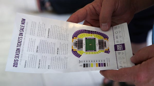 Vikings box office: Little waiting for single-game tickets