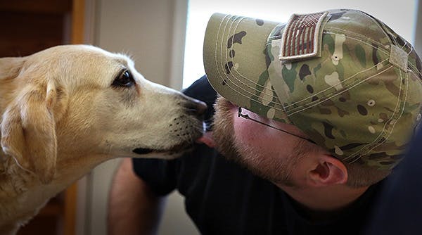 A hopeful mission for pairing veterans, service dogs