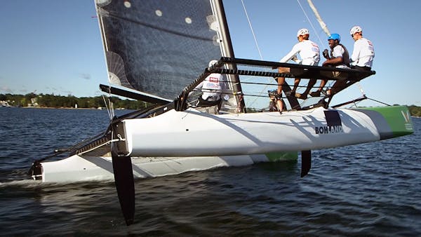 World Match Race Tour hosts sailing exhibition on Wayzata Bay